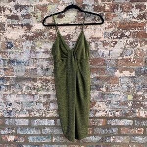 NWT Metallic Gold Cocktail Dress